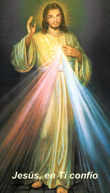 *SPANISH* Divine Mercy Chaplet Prayer Card(FOR THOSE UNABLE TO ATTEND MASS)